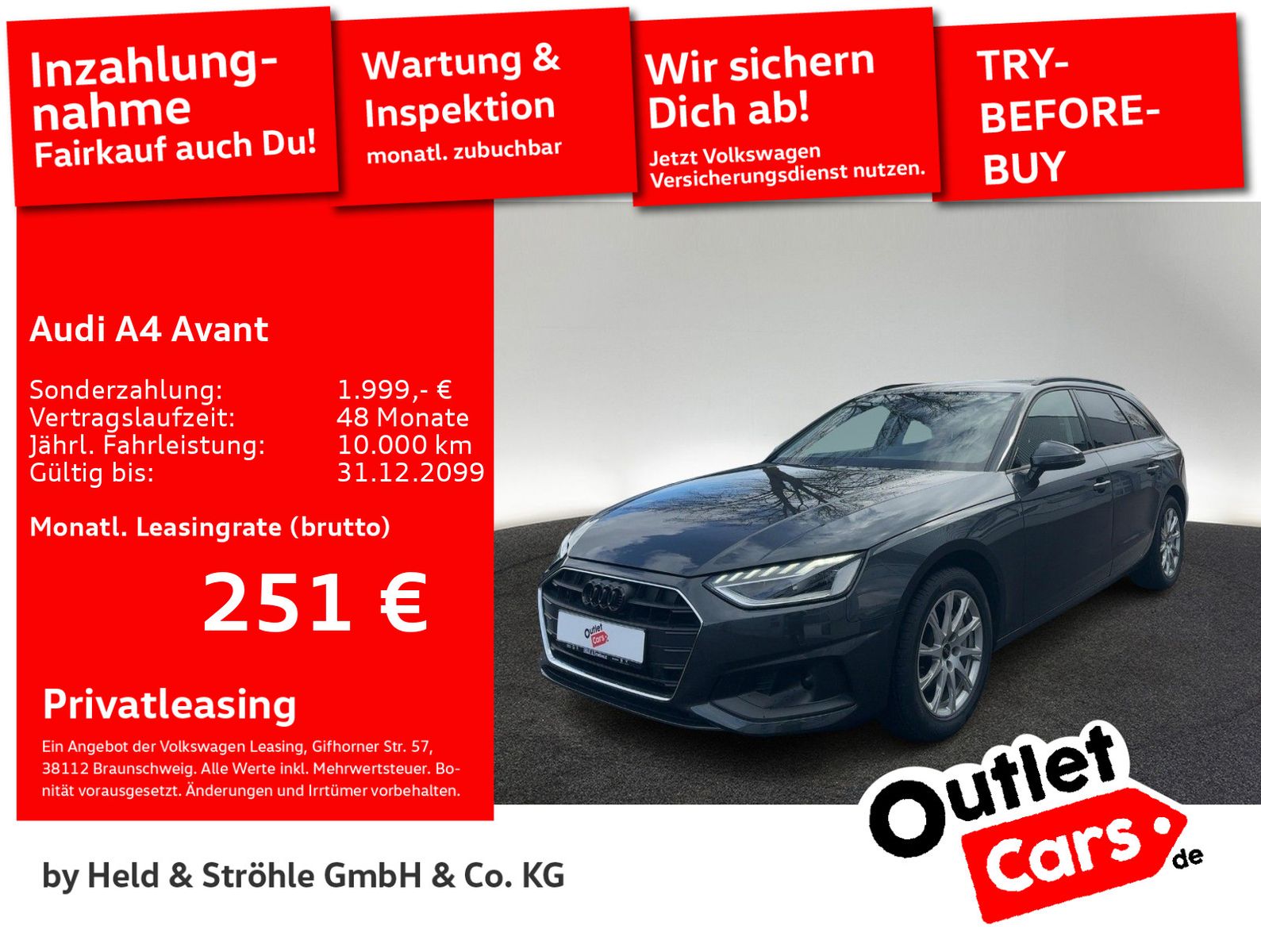 Audi A4 Avant 40 TDI S tronic STANDHZG EL-HECKKL. NAV