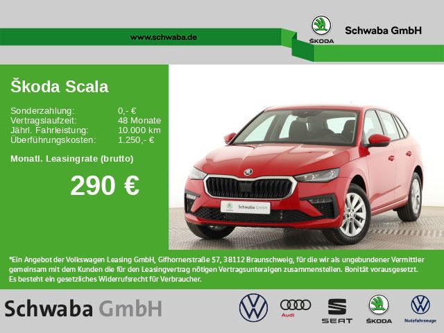 Skoda Scala Selection 1,0 TSI *LED*ACC*R-KAM*PDC*NAVI*