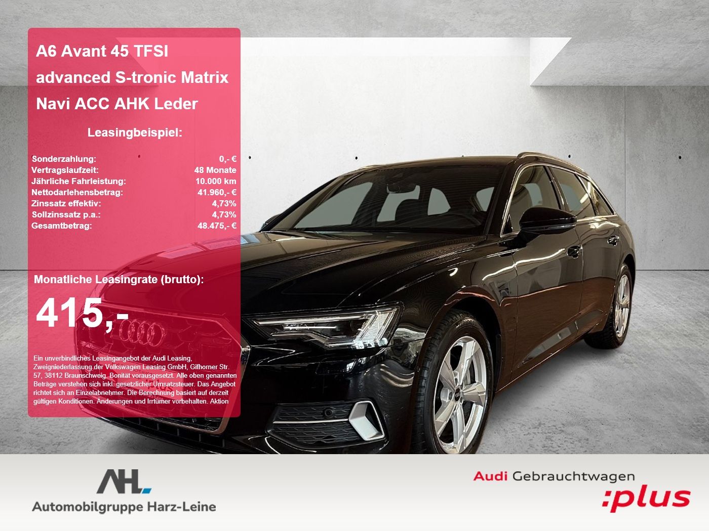Audi A6 Avant 45 TFSI advanced S-tronic Matrix Navi A