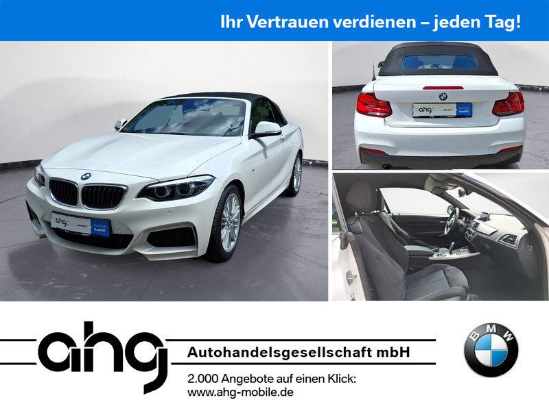 BMW 218i Cabrio M Sport Aut. Navi Business Klimaaut.