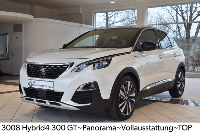 Peugeot 3008 Hybrid4 300 GT~Panorama~Vollausstattung~TOP