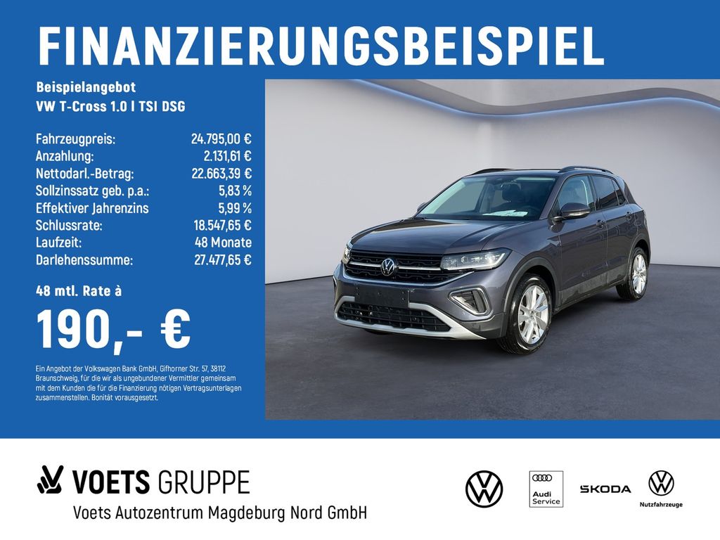 T-Cross 1.0 l TSI  DSG Life LED+DAB+ACC