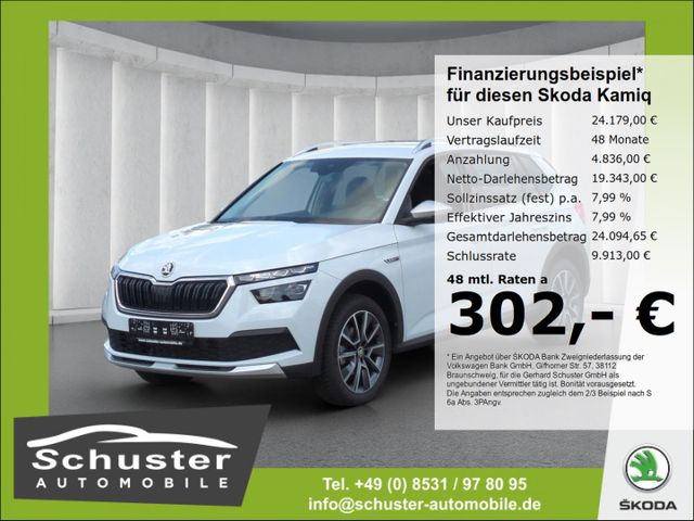 Skoda Kamiq SCOUTLINE 1.5TSI*Voll-LED digCockp R-Kam