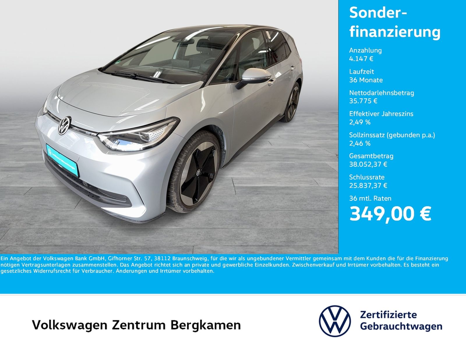 VW ID.3 PRO S WÄRMEPUMPE ACC LM20 HEAD-UP NAVI