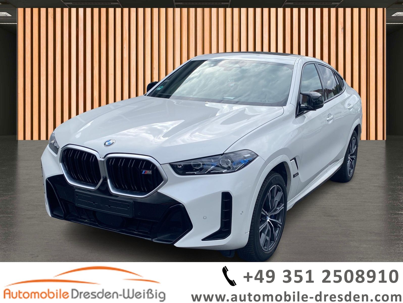 BMW X6 M60 2024, 4.4 benzīns, Automāts, SUV/Apvidus, Balts — Latvijā