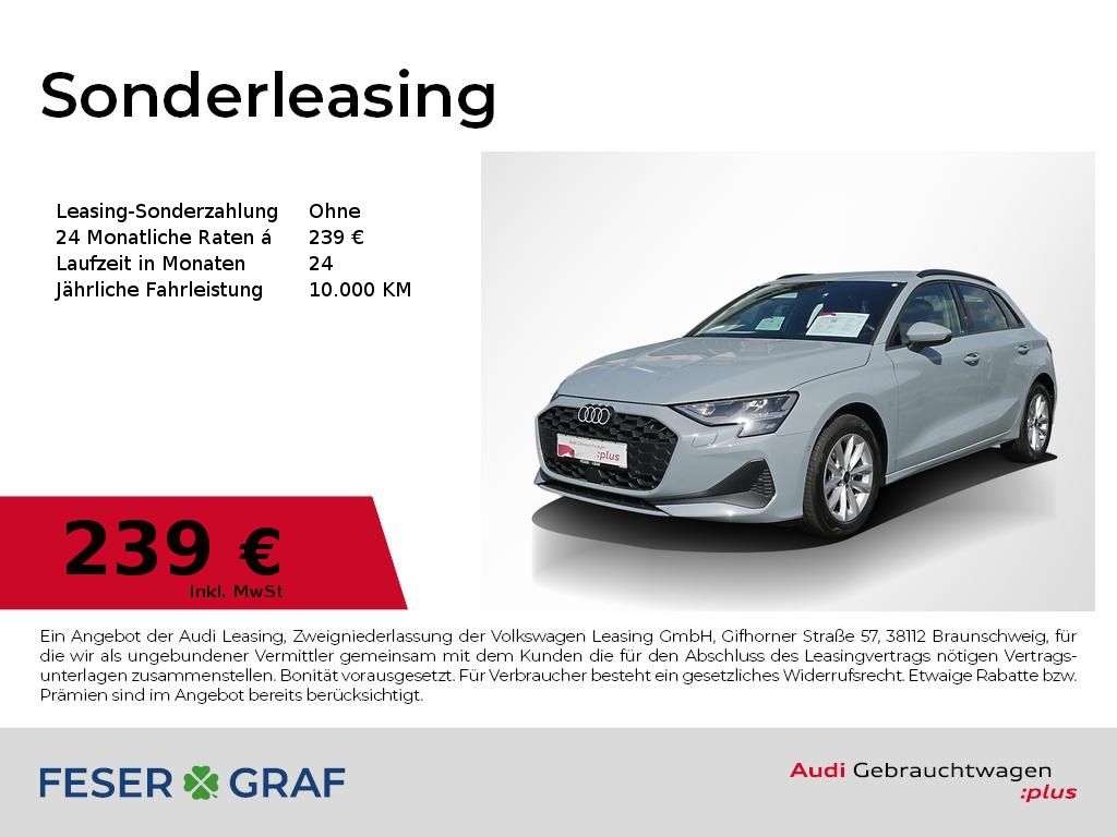 Audi A3 Sportback 35 TDI ACC CarPlay Navi RüKa Sitzh.