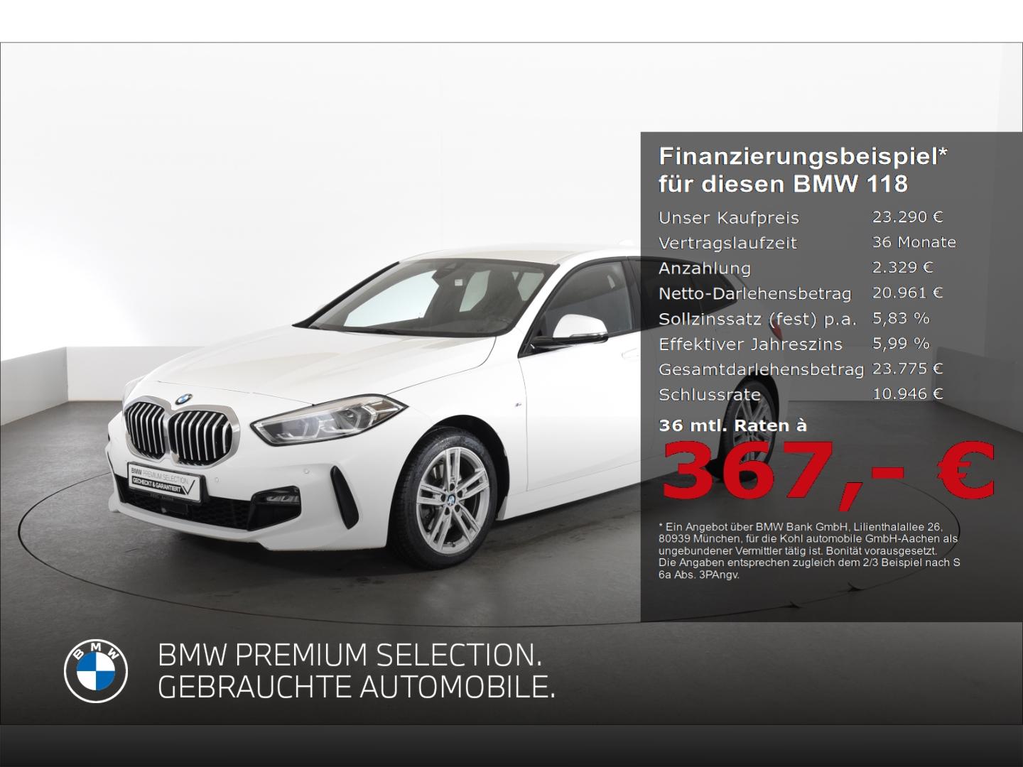 BMW 118 i M Sport Navigation Lenkradheizung DAB-Tune