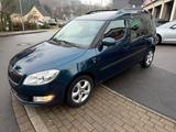 Skoda Roomster Family Klimaautomatik,PDC,SHZ,Pano - blaue Skoda Roomster