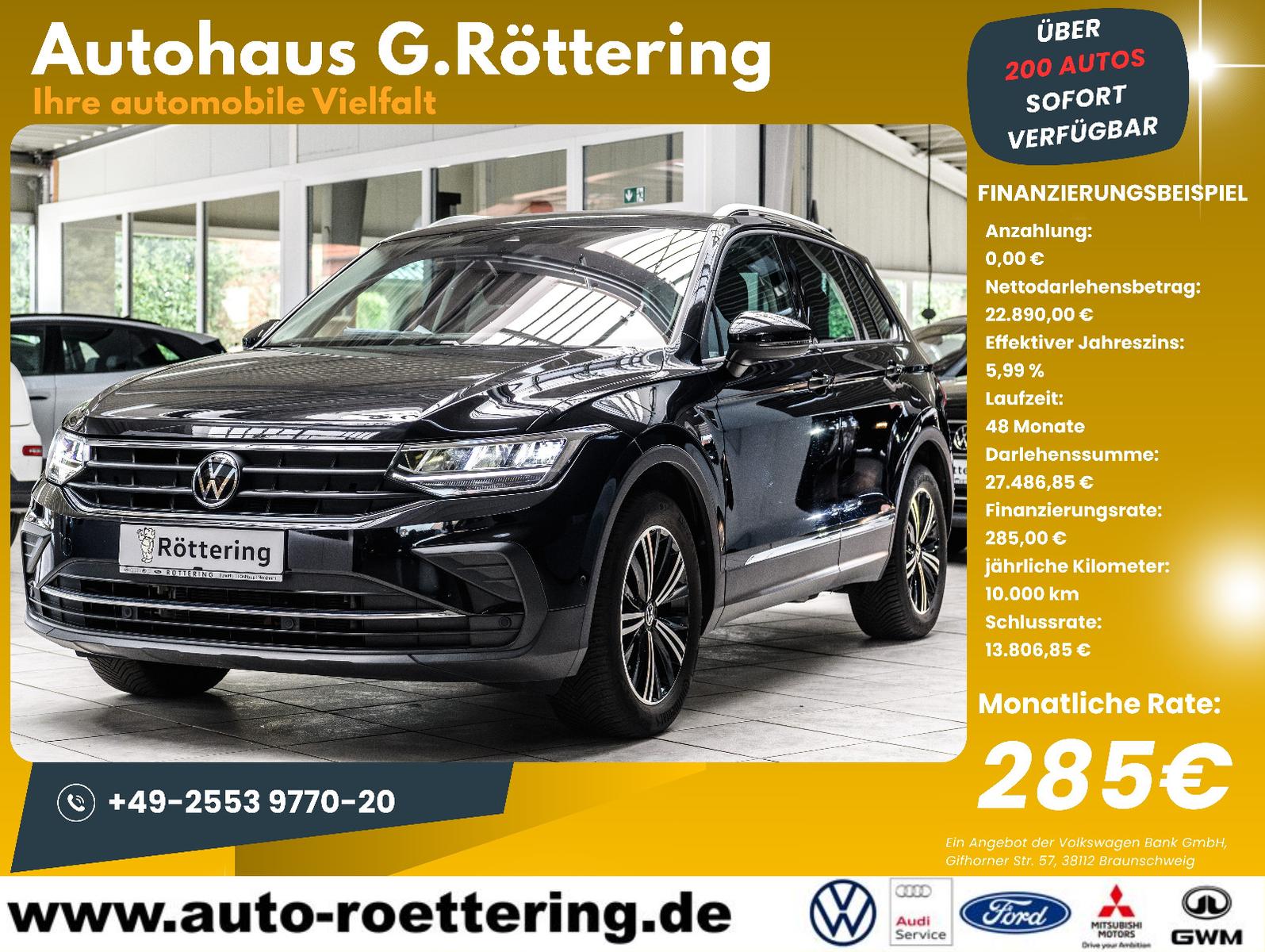 Volkswagen Tiguan Active 1.5l TSI + Kamera + Navi