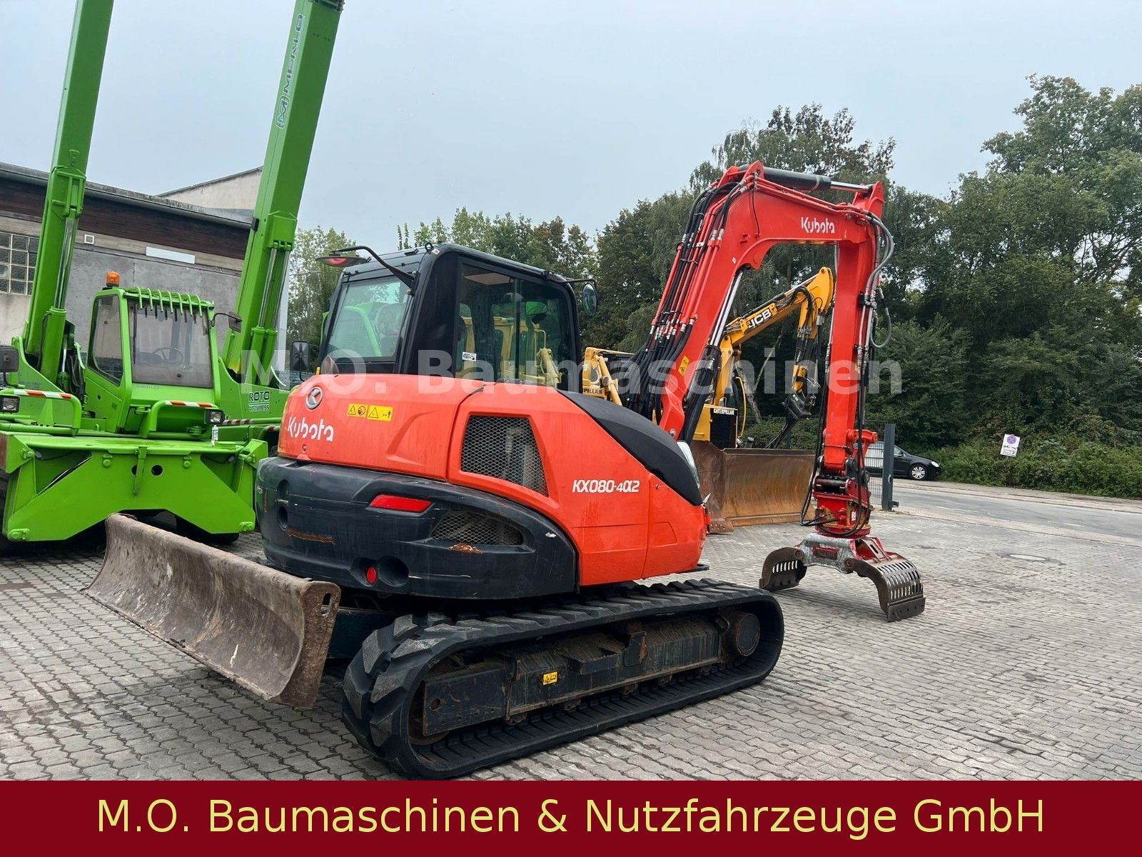 Fahrzeugabbildung Kubota Kubota KX 080 -4a2 / Rotar RG 9N Sortiergreifer/