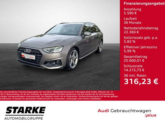 Audi A4 Avant 40 TFSI S tronic advanced NaviPlus Matr