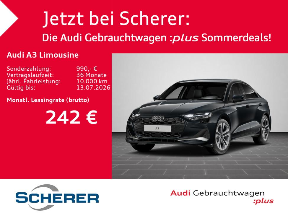 Audi A3 Limousine advanced 35 TFSI S tronic LED NAVI