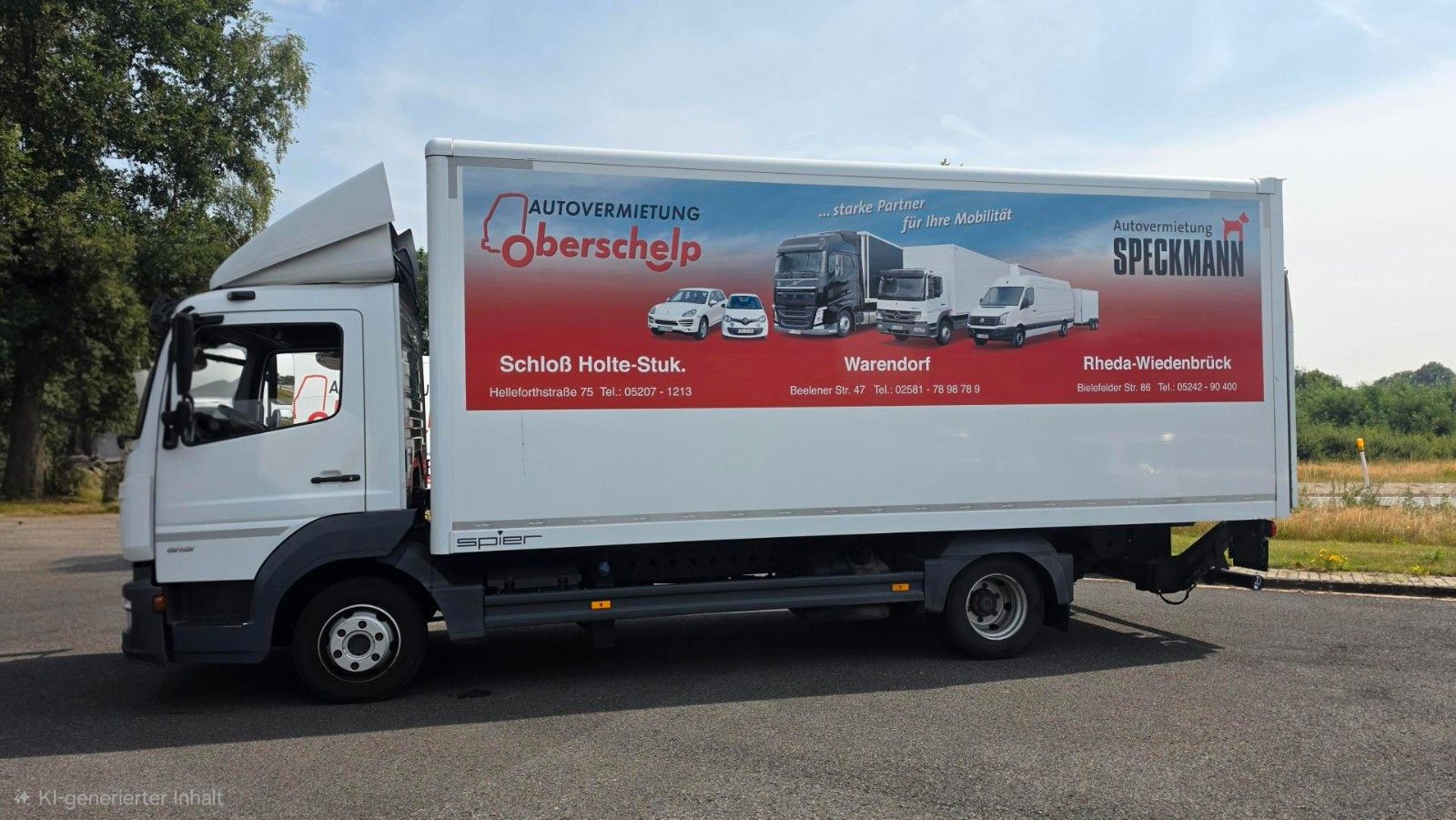 Fahrzeugabbildung Mercedes-Benz Atego 818 L Koffer LBW