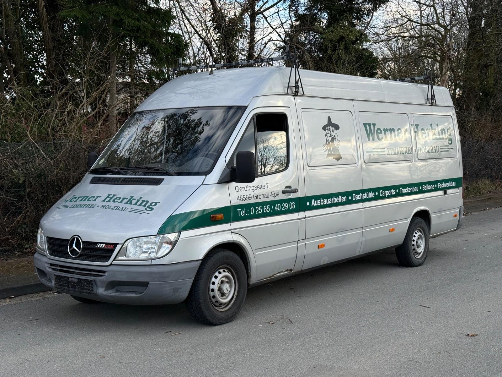 Mercedes-Benz Sprinter Kasten 311 CDI Maxi Hoch+Lang AHK L5H2
