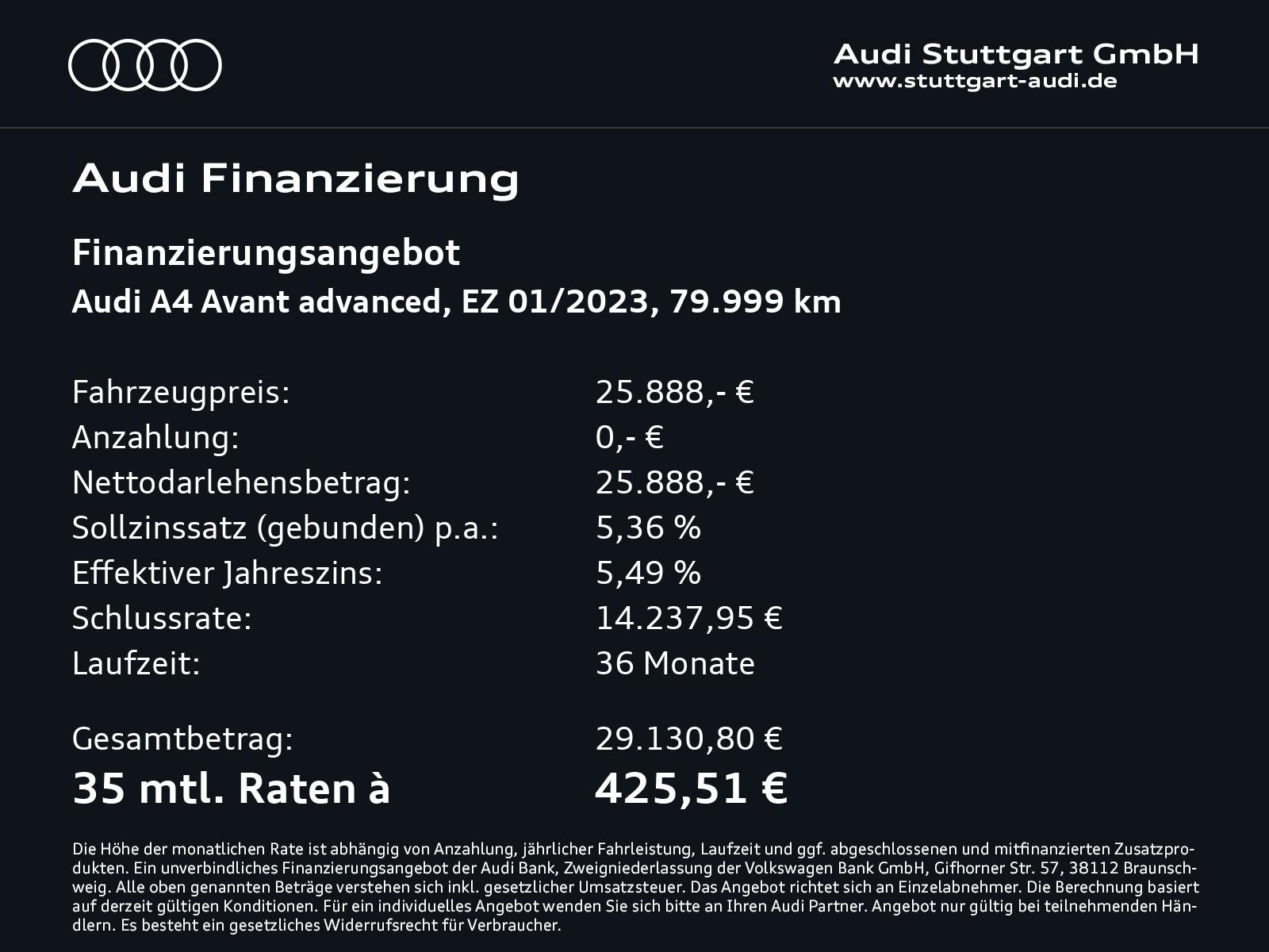 Audi A4 Avant 35 TFSI advanced S line Keyless CarPlay