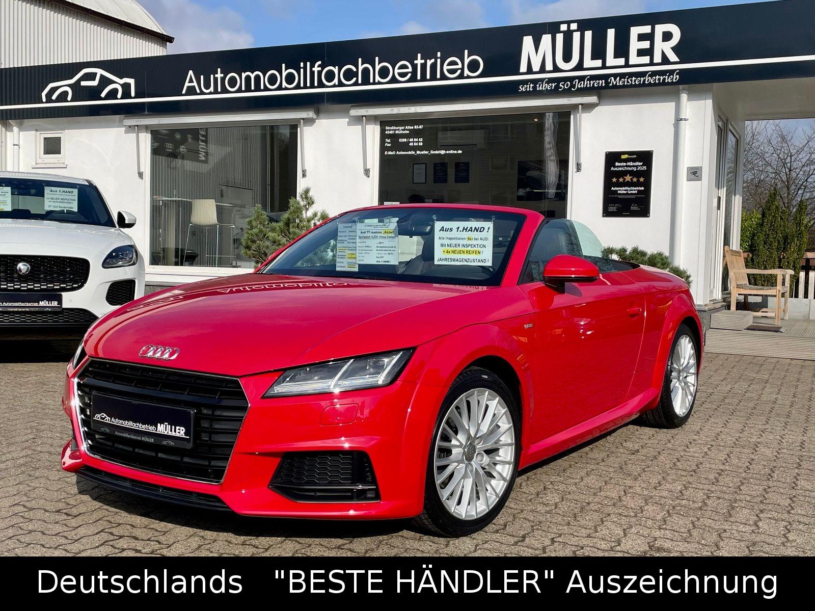 Audi TT Roadster "S-LINE"+LED+VirtualCockpit+1.HAND!