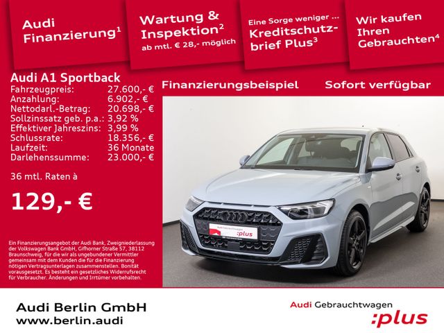 Audi A1 Sportback S line 25 TFSI S tr. VIRTUAL SITZHZ