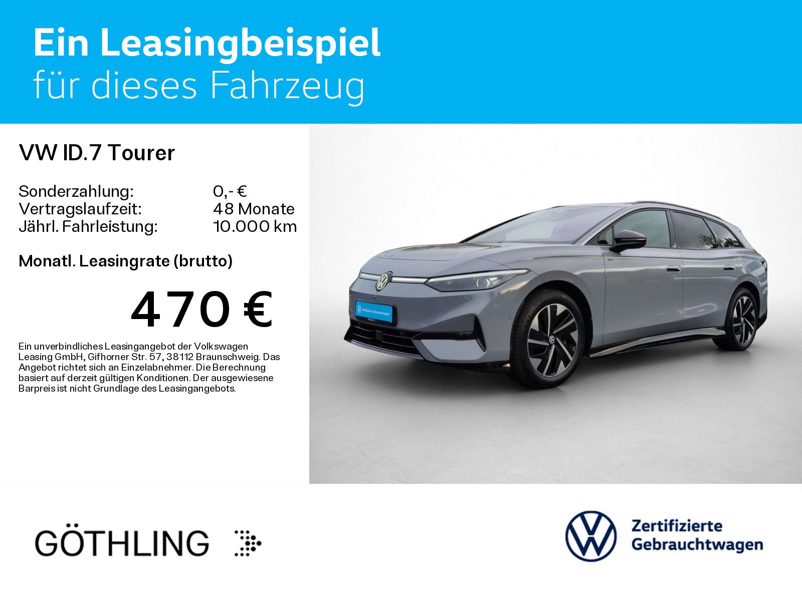 Volkswagen ID.7 Tourer Pro*82kWh*NAVI*WP*IQ.LIGHT*EL.HECK*A imagem 2