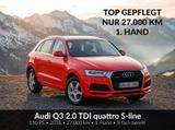 Audi Q3 2.0 TDI quattro S-line - 27.000 km - 1.Hand