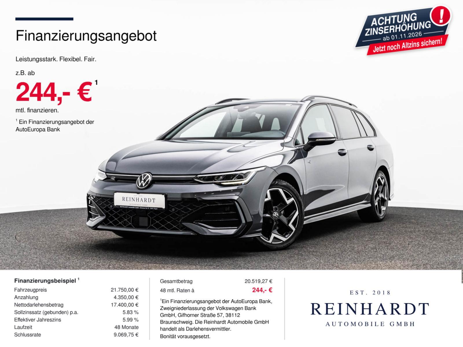 Volkswagen Golf VARIANT 1.5TSi R-LINE ACC/DAB+/CARPLAY/KAM.