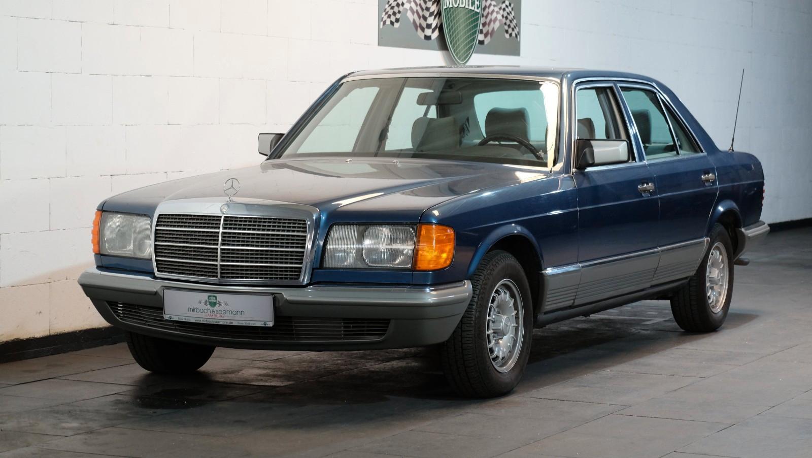 Mercedes-Benz S 280 SE W 126 / 64.000 Km / Velours Grau