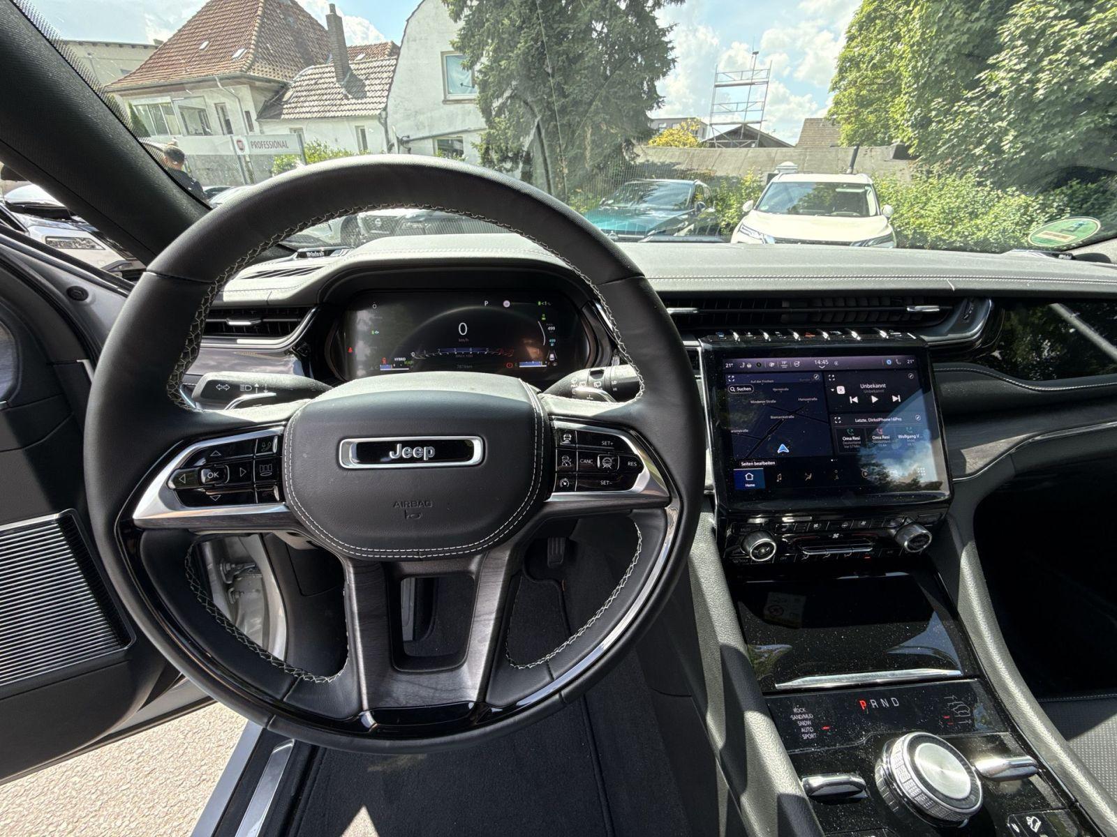 JEEP GRAND CHEROKEE 2,0T OVERLAND 4XE PLUG-IN 381 CH 4X4 BVA - HAYON ÉLECTRIQUE - TOIT OUVRANT PANORAMIQUE - CAMERA 360