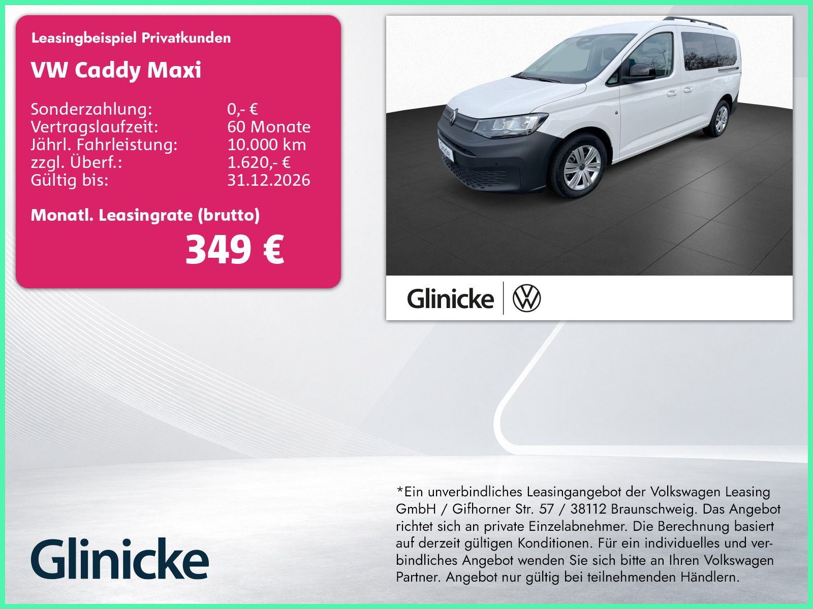Volkswagen Caddy Maxi 2.0 TDI Kamera Climatronic 7-Sitzer