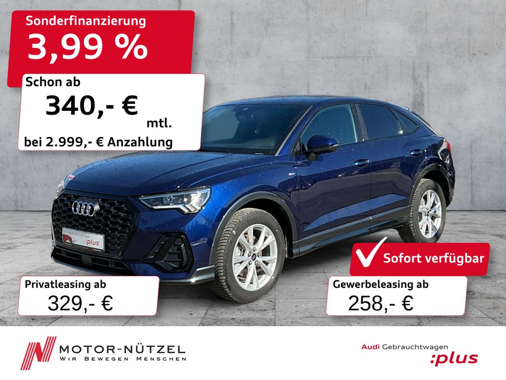Audi Q3 Sportback 35 TDI S-TR S-LINE LED+NAVI+RFK+ACC
