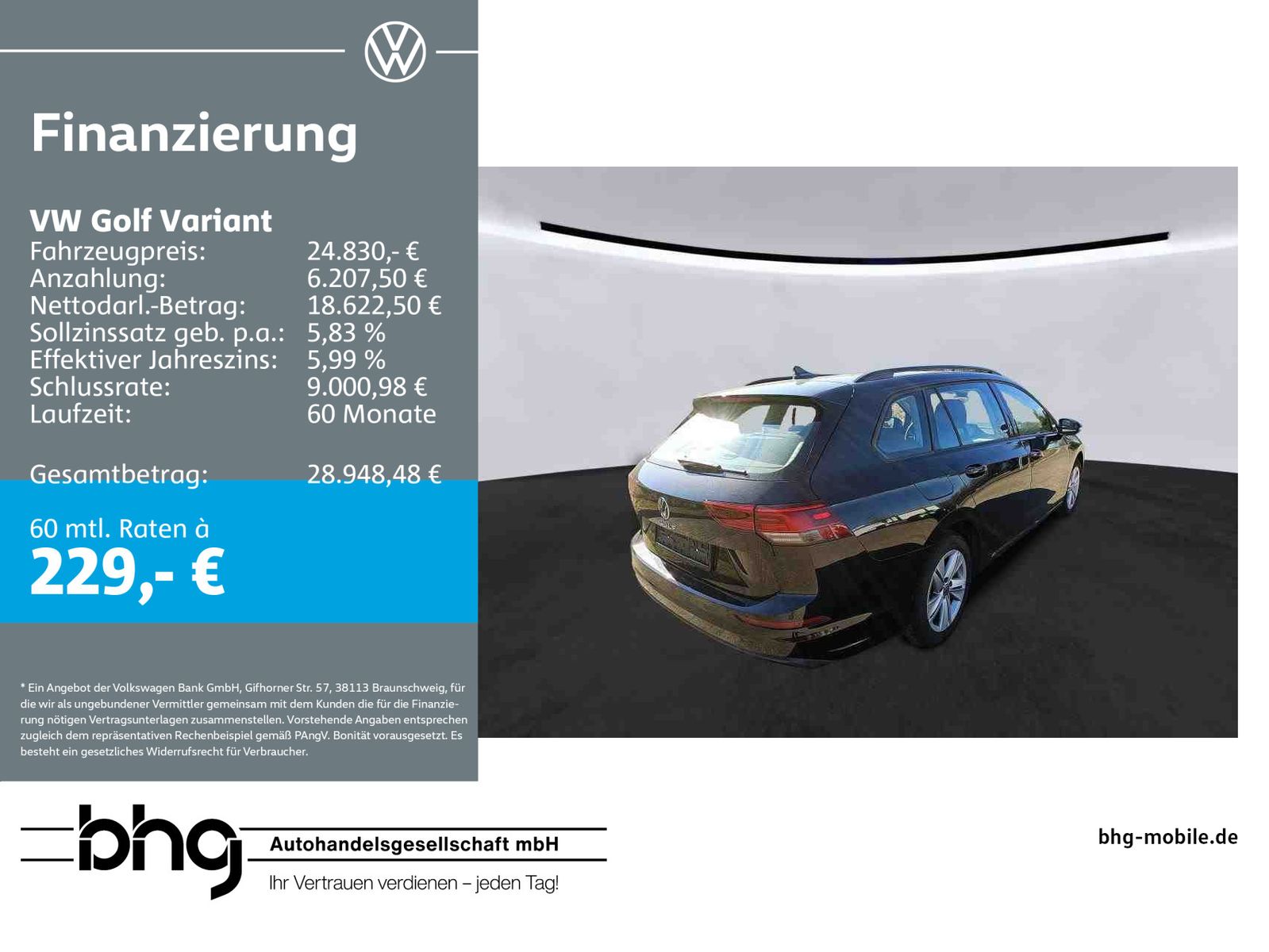 Volkswagen Golf Variant 2.0 TDI DSG LIFE