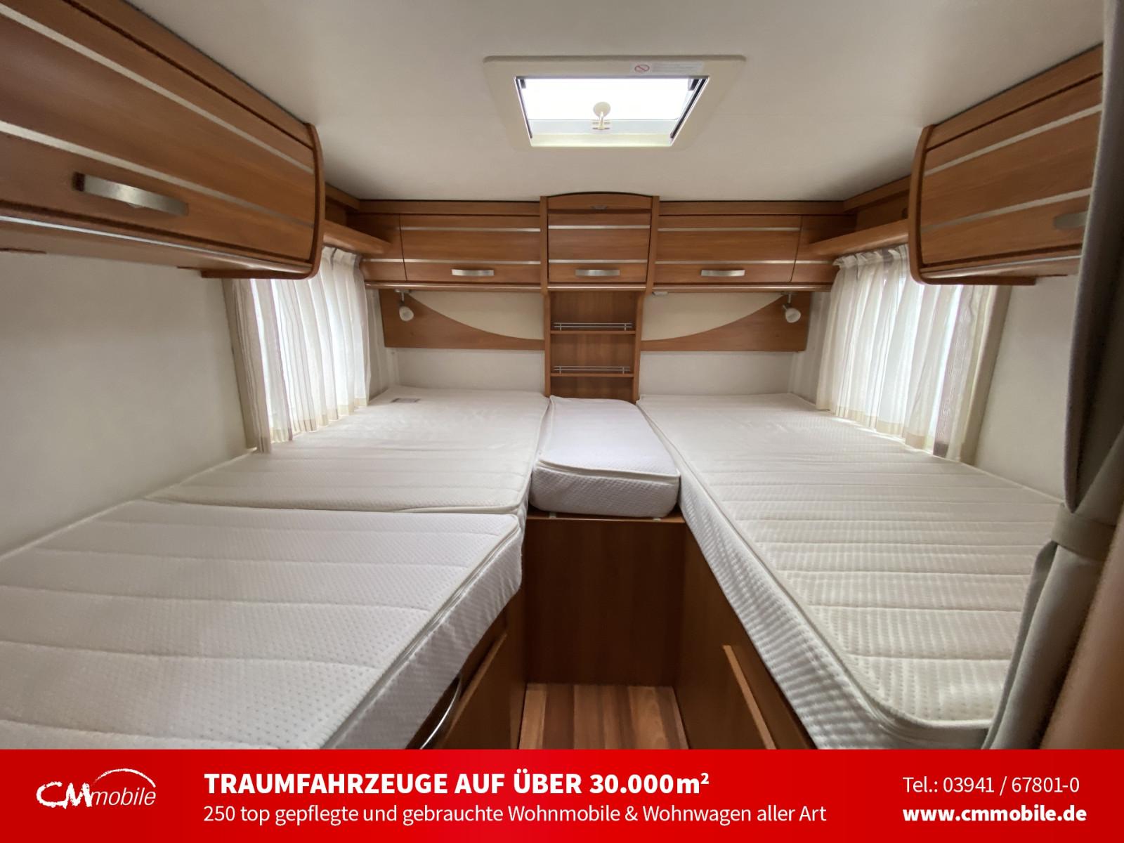 HYMER / ERIBA / HYMERCAR Exsis I 578 - Hub & Einzelbetten - Garage