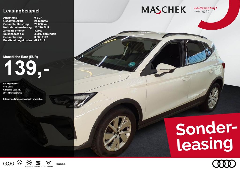 Seat Arona Style Facelift Sonderleasing Navi Sitzh. R