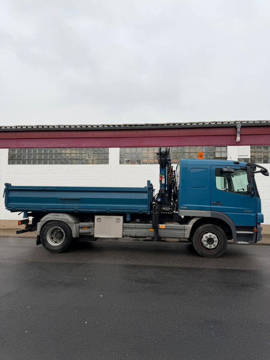 Mercedes-Benz Atego Atlas Kran +3  Seiten Kipper