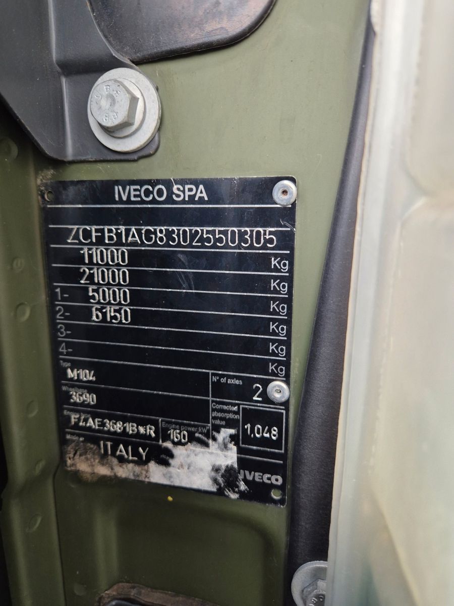 Fahrzeugabbildung Iveco Eurocargo ML100E22WM-BW 4x4 Pritsche L-Haus Bett