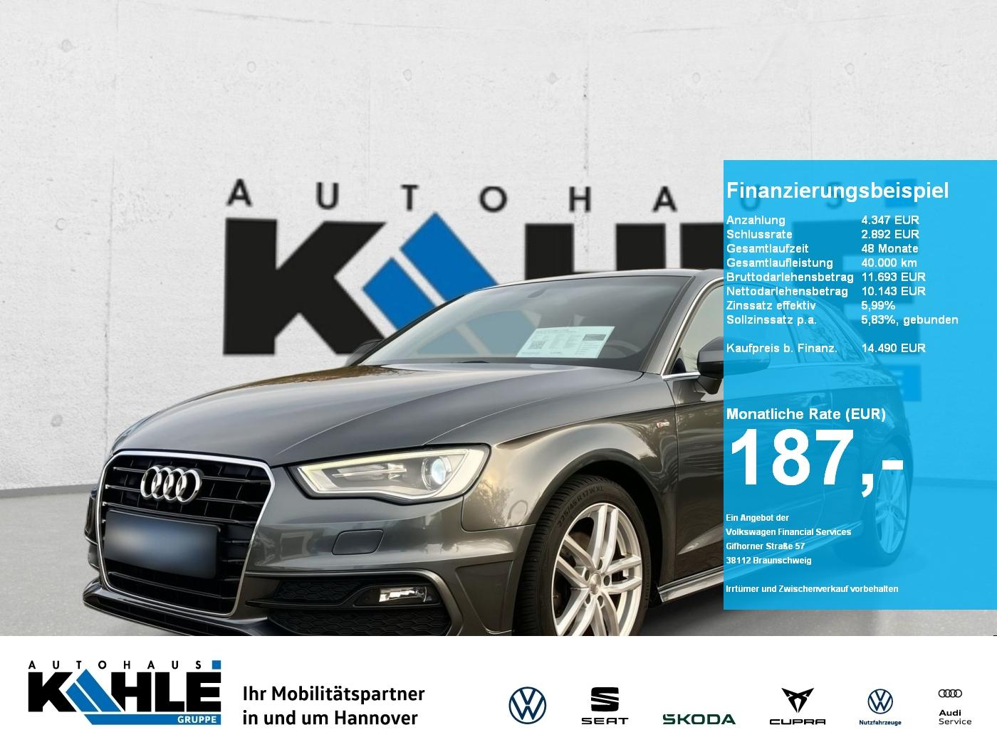Audi A3 S-LINE 1.4TSI PDC Klima SoundSystem BlueTooth