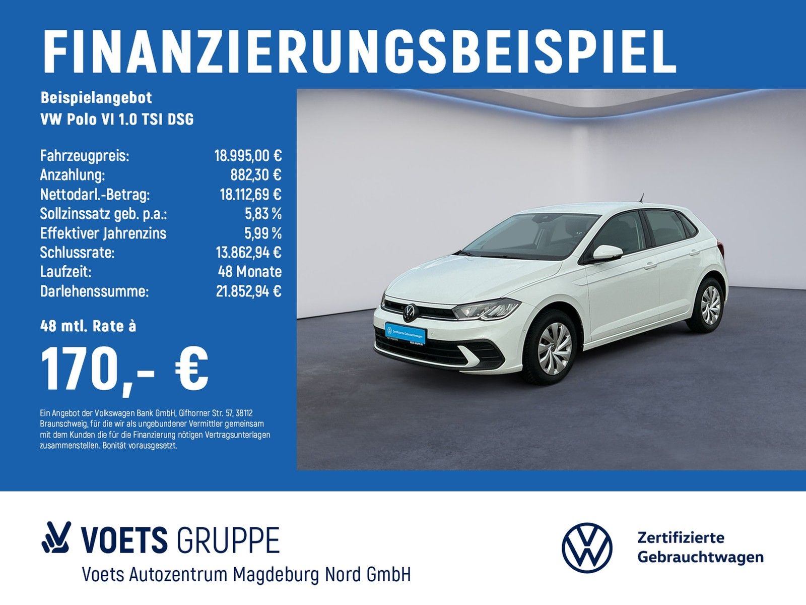 Volkswagen Polo VI 1.0 TSI DSG Life LED+NAVI+ACC+PDC+KAM