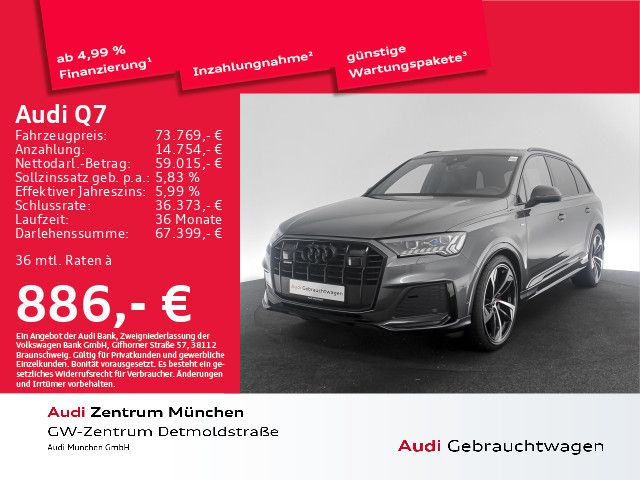 Audi Q7 50 TDI qu. S line Edition StdHzg/Pano/Laser/A