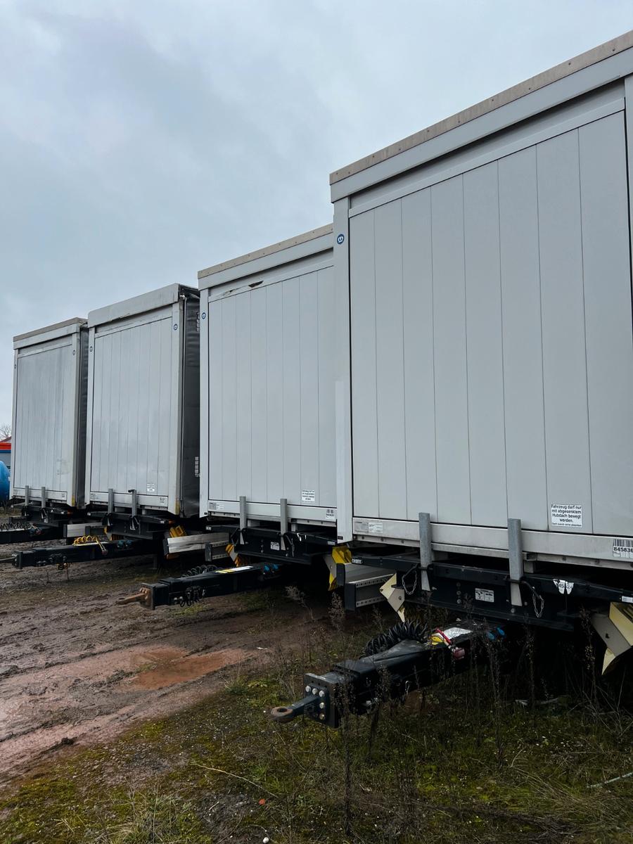 Krone 8 x ZZW 18 Tandemanhänger Jumbo tiefgekuppelt