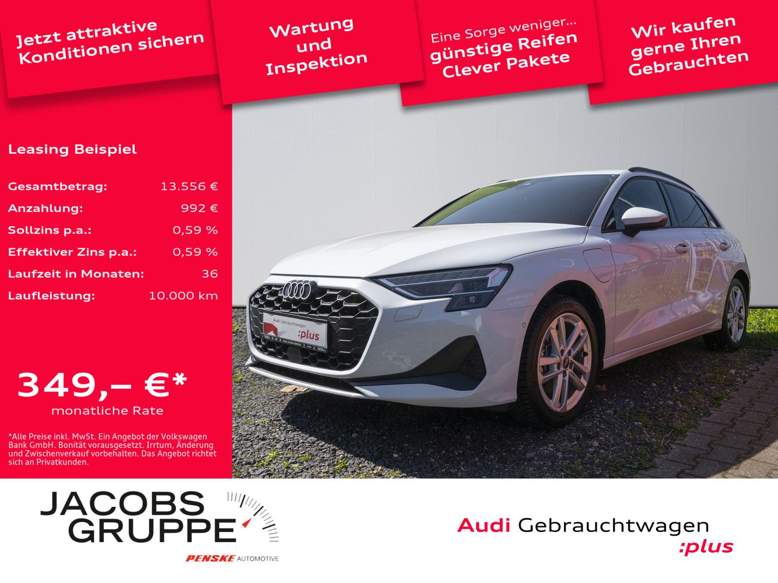 Audi A3 Sportback 40 TFSI e AHK/Kamera/Navi plus/LED/
