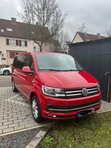 Volkswagen T6 Caravelle Lang  - rote Volkswagen T6 Caravelle