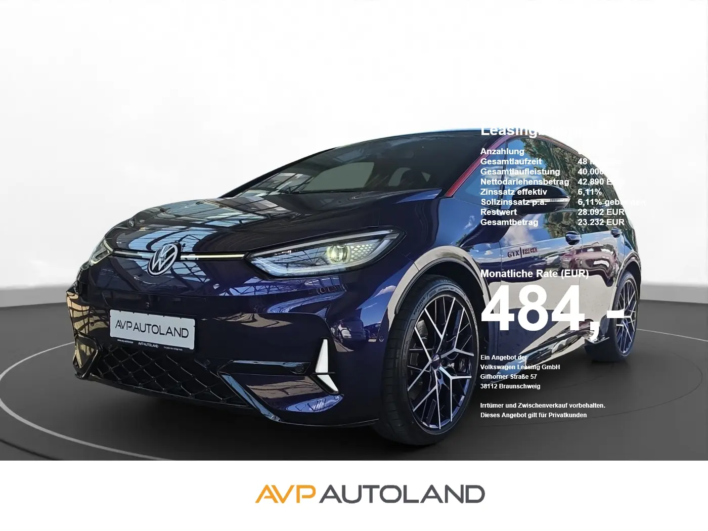 Volkswagen ID.3 GTX FIRE & ICE NAVI LED HARMAN