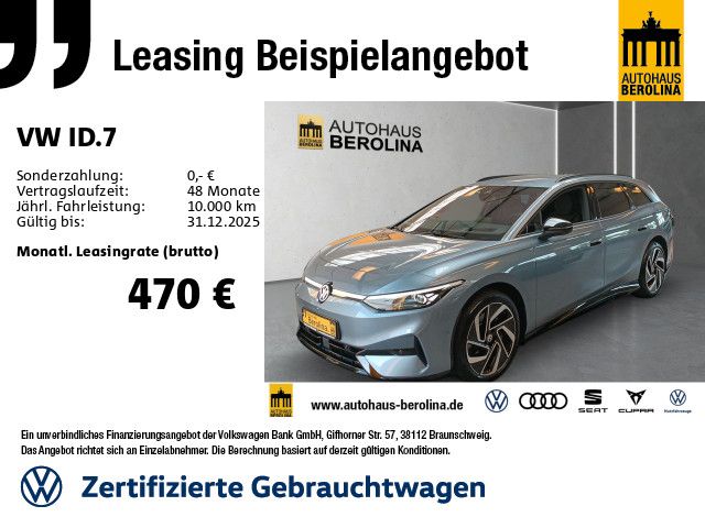 ID.7 Tourer Pro *IQ-MATRIX*AHK*360°*NAV*WärmeP*