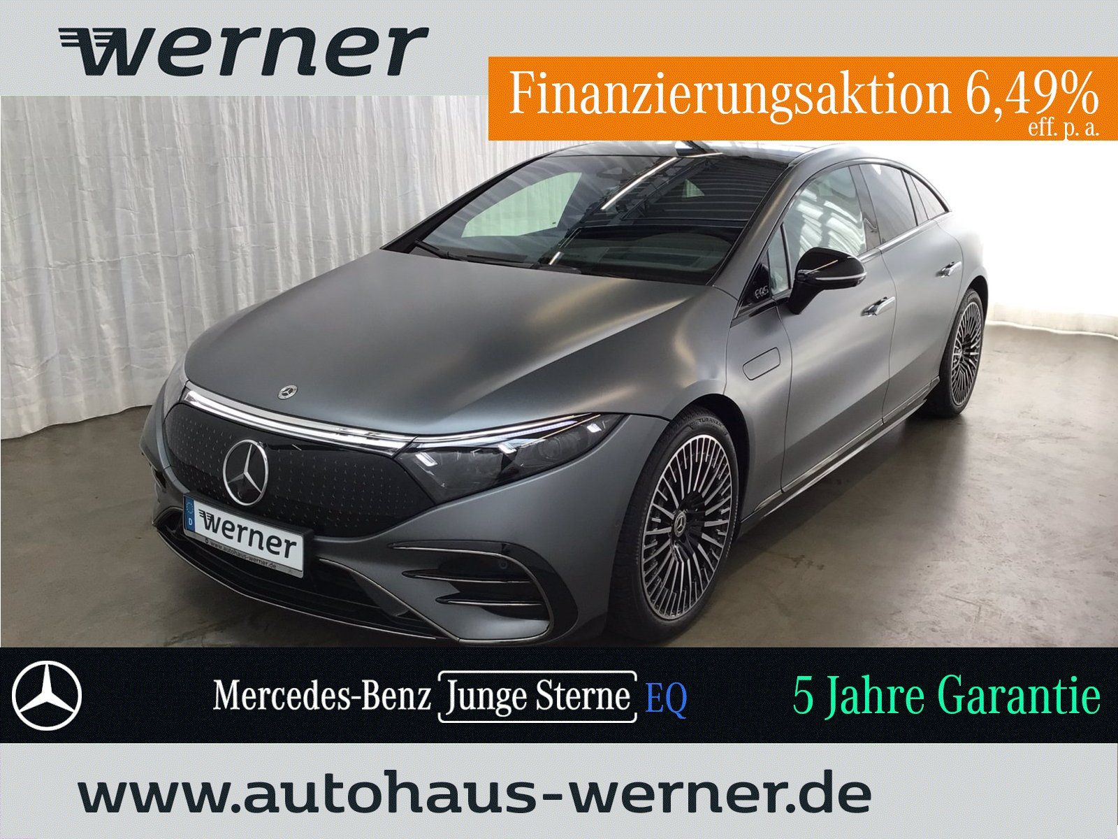 MERCEDES-BENZ EQS 580 4M AMG-PREMIUM NIGHT "MAGNO" HYPERS PANO