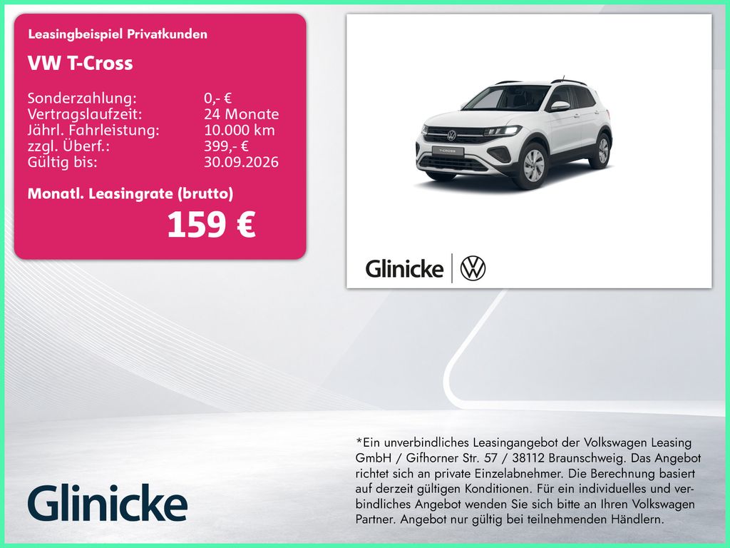 Volkswagen T-Cross 1.0 Life
