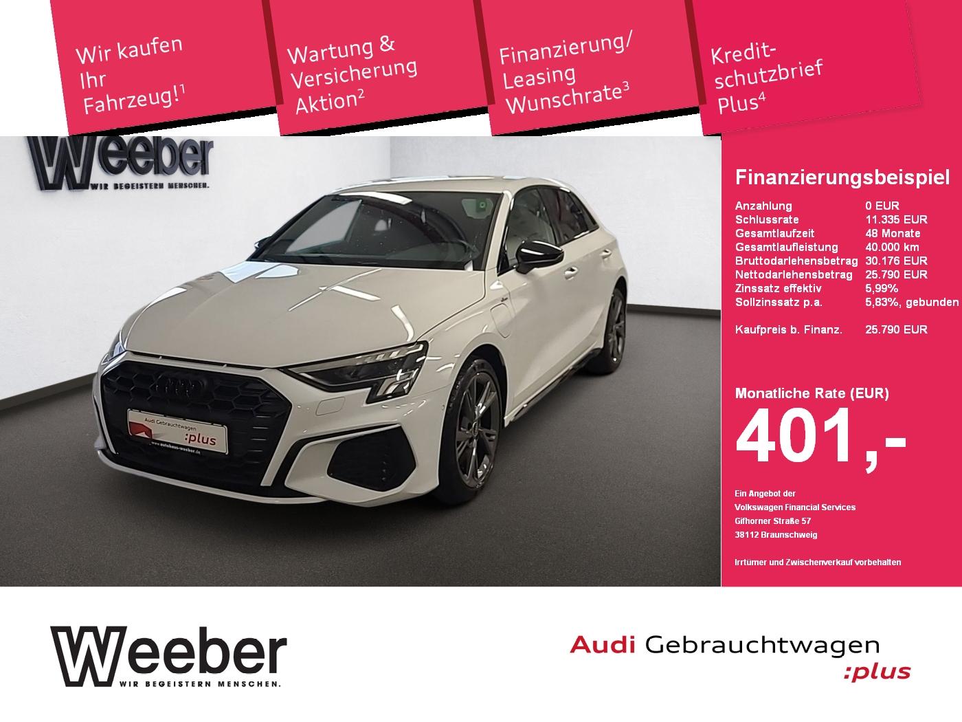 Audi A3 Sportback S line *B&O*BLACKSTYLE*PDC*NAVI*PDC