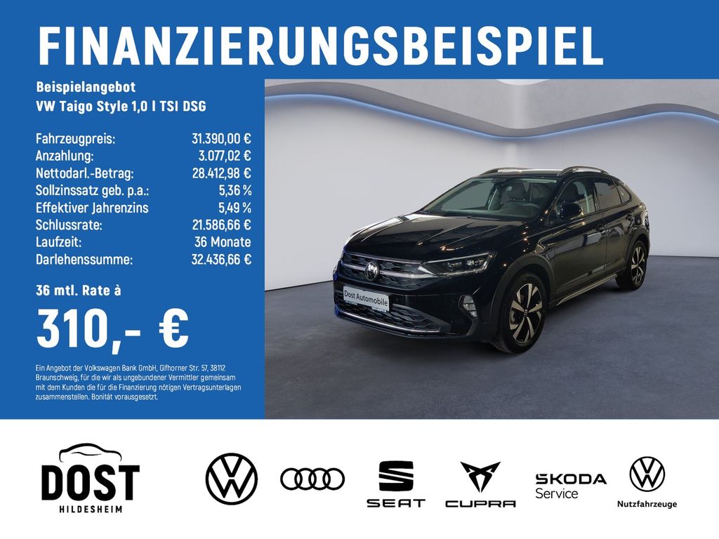 Taigo Style 1,0 l TSI DSG AHK+NAVI+GJR+KAMERA