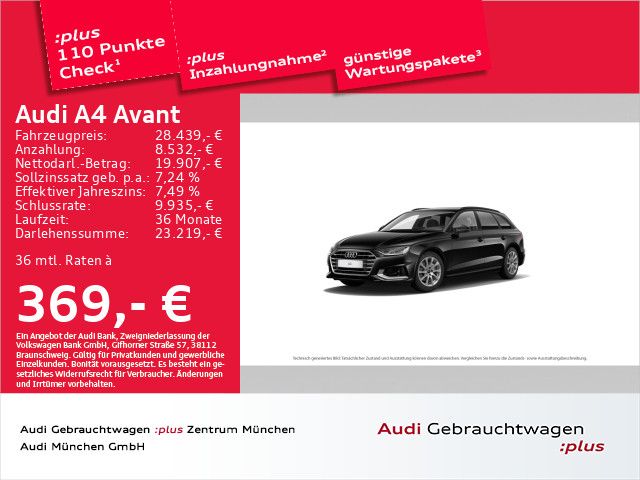 Audi A4 Avant 35 TFSI S tronic advanced Navi+/PDC+