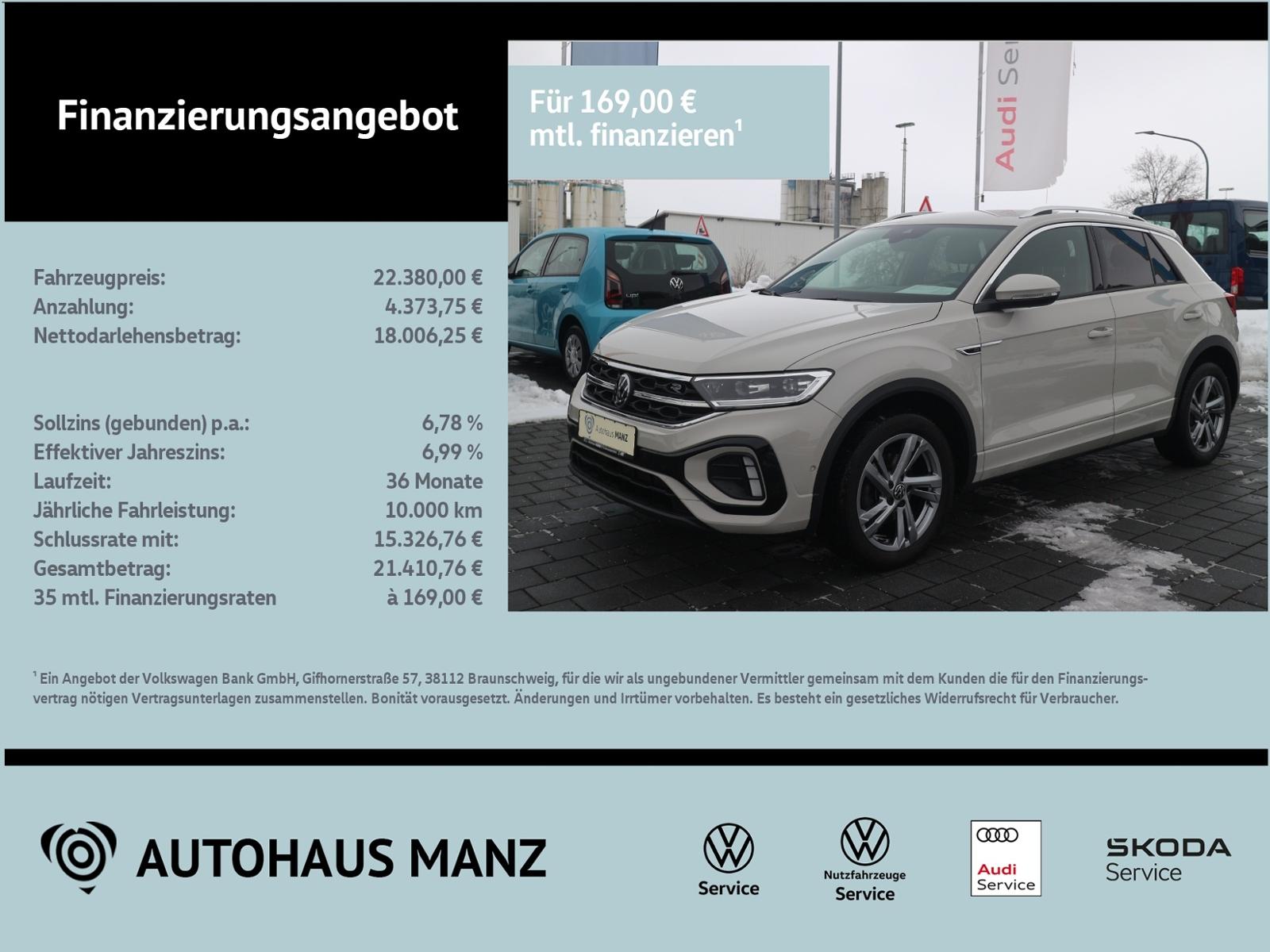 Volkswagen T-Roc 1.0 TSI R-Line KLIMA LED ALU