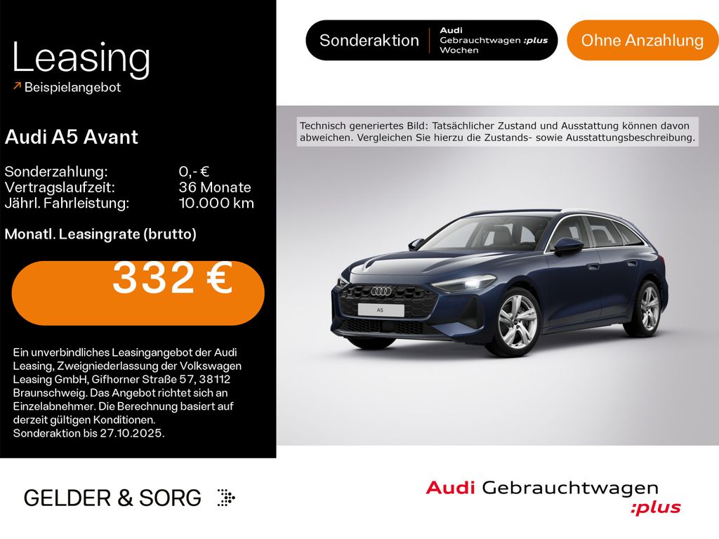Audi A5 Avant 35 TFSI LED*RFK*Virtual*Sound*Navi