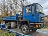 MAN 19.302 Dreiseitenkipper + Kran Hiab 071 - MAN Hiab