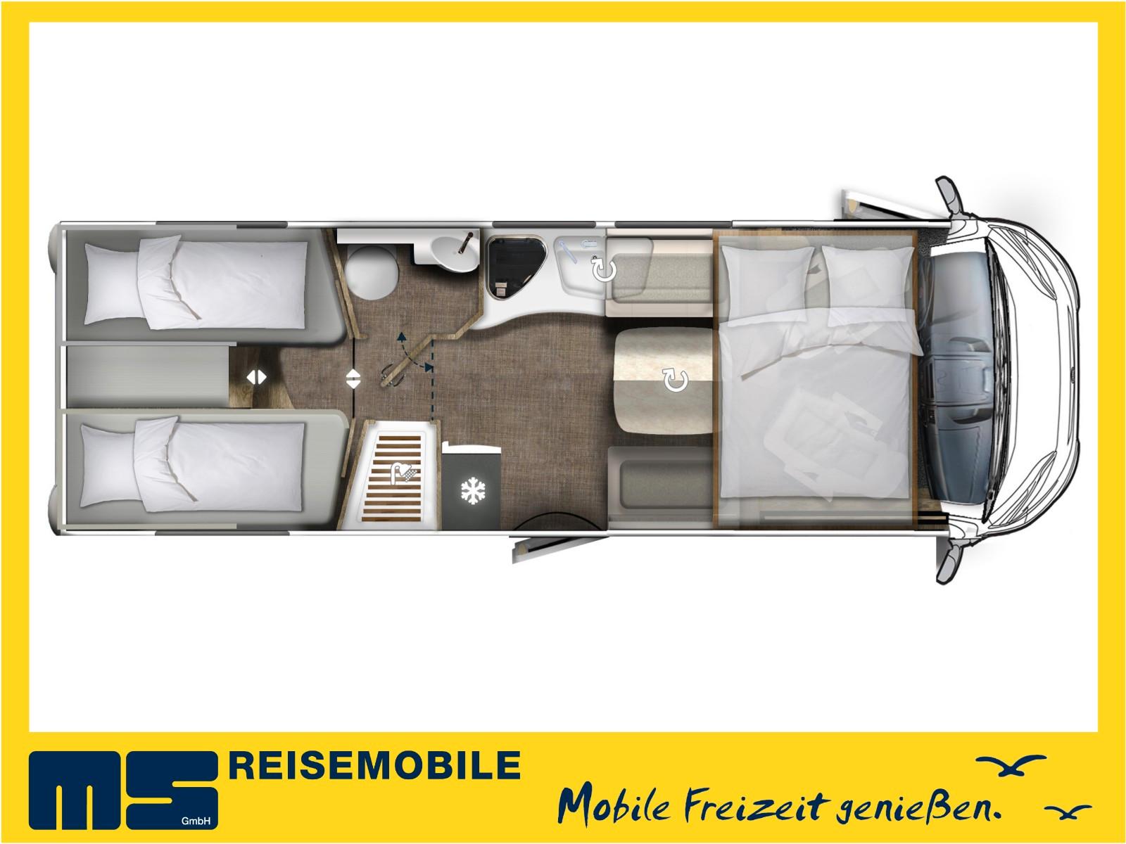 Eura Mobil INTEGRA LINE 720 EF /180PS-9G MAXI/ EINZELBETTEN